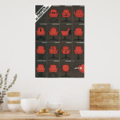 UdSSR CCCP Kalter Krieg Sowjetunion Gewerkschaft P Poster (Küche)