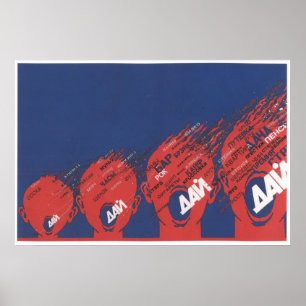 UdSSR CCCP Kalter Krieg Sowjetunion Gewerkschaft P Poster