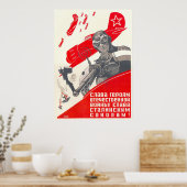 UdSSR CCCP Kalter Krieg Sowjetunion Gewerkschaft P Poster (Küche)