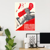 UdSSR CCCP Kalter Krieg Sowjetunion Gewerkschaft P Poster (Heimbüro)