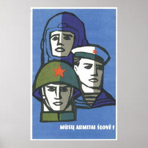 UdSSR CCCP Kalter Krieg Sowjetunion Gewerkschaft P Poster