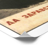 UdSSR CCCP Kalter Krieg Sowjetunion Gewerkschaft P Poster (Ecke)