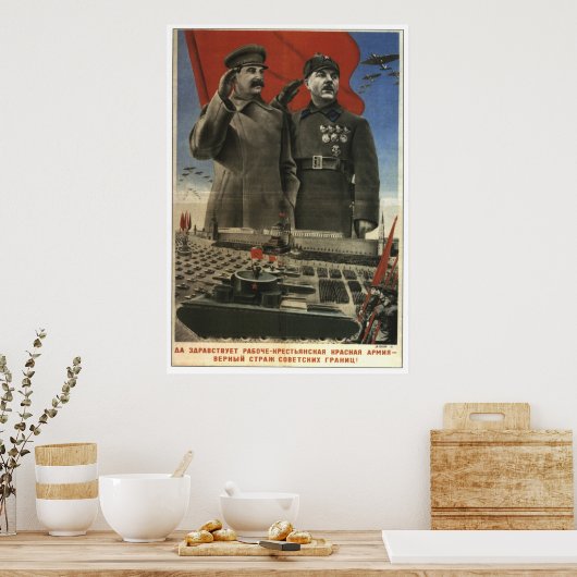 UdSSR CCCP Kalter Krieg Sowjetunion Gewerkschaft P Poster (Küche)