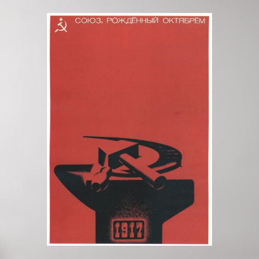 UdSSR CCCP Kalter Krieg Sowjetunion Gewerkschaft P Poster (Vorne)