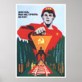 UdSSR CCCP Kalter Krieg Sowjetunion Gewerkschaft P Poster (Vorne)