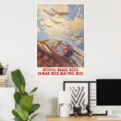UdSSR CCCP Kalter Krieg Sowjetunion Gewerkschaft P Poster (Heimbüro)