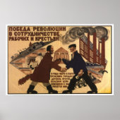 UdSSR CCCP Kalter Krieg Sowjetunion Gewerkschaft P Poster (Vorne)