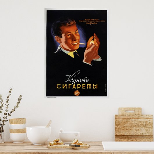 UdSSR CCCP Kalter Krieg Sowjetunion Gewerkschaft P Poster (Küche)