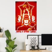 UdSSR CCCP Kalter Krieg Sowjetunion Gewerkschaft P Poster (Heimbüro)