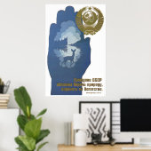 UdSSR CCCP Kalter Krieg Sowjetunion Gewerkschaft P Poster (Heimbüro)