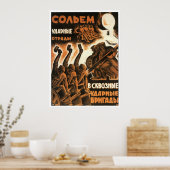 UdSSR CCCP Kalter Krieg Sowjetunion Gewerkschaft P Poster (Küche)