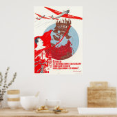 UdSSR CCCP Kalter Krieg Sowjetunion Gewerkschaft P Poster (Küche)