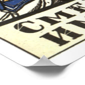 UdSSR CCCP Kalter Krieg Sowjetunion Gewerkschaft P Poster (Ecke)