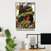 UdSSR CCCP Kalter Krieg Sowjetunion Gewerkschaft P Poster (Heimbüro)