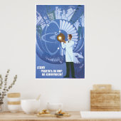 UdSSR CCCP Kalter Krieg Sowjetunion Gewerkschaft P Poster (Küche)