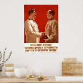 UdSSR CCCP Kalter Krieg Sowjetunion Gewerkschaft P Poster (Küche)