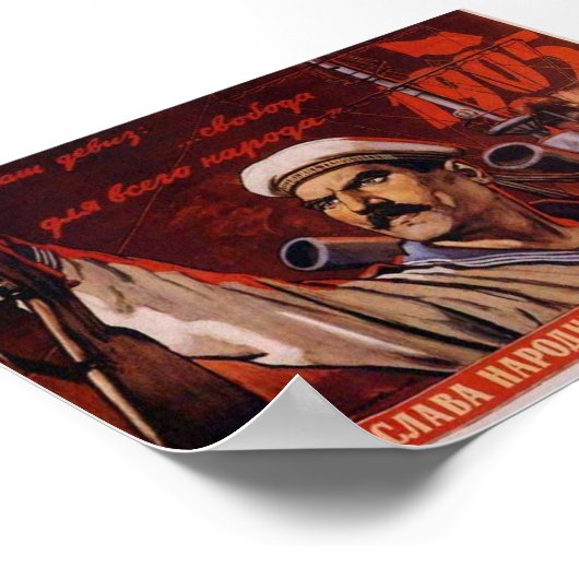 UdSSR CCCP Kalter Krieg Sowjetunion Gewerkschaft P Poster (Ecke)