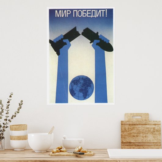 UdSSR CCCP Kalter Krieg Sowjetunion Gewerkschaft P Poster (Küche)