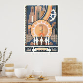 UdSSR CCCP Kalter Krieg Sowjetunion Gewerkschaft P Poster (Küche)