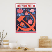 UdSSR CCCP Kalter Krieg Sowjetunion Gewerkschaft P Poster (Küche)