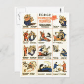 UdSSR CCCP Kalter Krieg Sowjetunion Gewerkschaft P Postkarte (Vorne/Hinten)