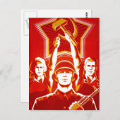 UdSSR CCCP Kalter Krieg Sowjetunion Gewerkschaft P Postkarte (Vorne/Hinten)