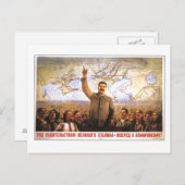 UdSSR CCCP Kalter Krieg Sowjetunion Gewerkschaft P Postkarte (Vorne/Hinten)