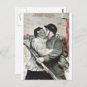 UdSSR CCCP Kalter Krieg Sowjetunion Gewerkschaft P Postkarte (Vorne/Hinten)