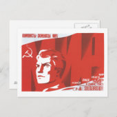 UdSSR CCCP Kalter Krieg Sowjetunion Gewerkschaft P Postkarte (Vorne/Hinten)