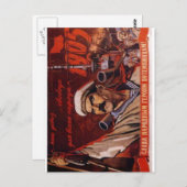 UdSSR CCCP Kalter Krieg Sowjetunion Gewerkschaft P Postkarte (Vorne/Hinten)