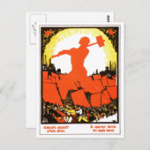 UdSSR CCCP Kalter Krieg Sowjetunion Gewerkschaft P Postkarte (Vorne/Hinten)