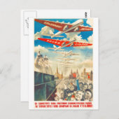 UdSSR CCCP Kalter Krieg Sowjetunion Gewerkschaft P Postkarte (Vorne/Hinten)