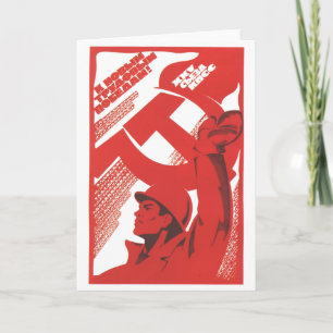 UdSSR CCCP Kalter Krieg Sowjetunion Propagandaplak Karte