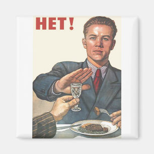 UdSSR CCCP Kalter Krieg Sowjetunion Propagandaplak Magnet