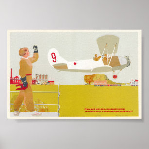 UdSSR CCCP Kalter Krieg Sowjetunion Propagandaplak Poster