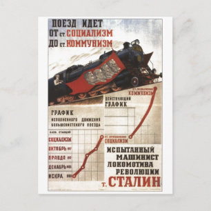 UdSSR CCCP Kalter Krieg Sowjetunion Propagandaplak Postkarte