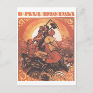 UdSSR CCCP Kalter Krieg Sowjetunion Propagandaplak Postkarte