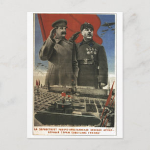UdSSR CCCP Kalter Krieg Sowjetunion Propagandaplak Postkarte