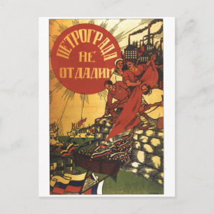 UdSSR CCCP Kalter Krieg Sowjetunion Propagandaplak Postkarte