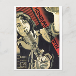 UdSSR CCCP Kalter Krieg Sowjetunion Propagandaplak Postkarte