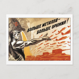 UdSSR CCCP Kalter Krieg Sowjetunion Propagandaplak Postkarte