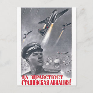 UdSSR CCCP Kalter Krieg Sowjetunion Propagandaplak Postkarte