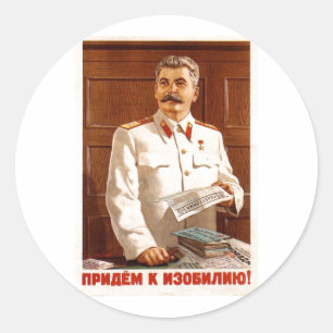 UdSSR CCCP Kalter Krieg Sowjetunion Propagandaplak Runder Aufkleber