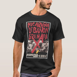 UdSSR CCCP Kalter Krieg Sowjetunion Propagandaplak T-Shirt