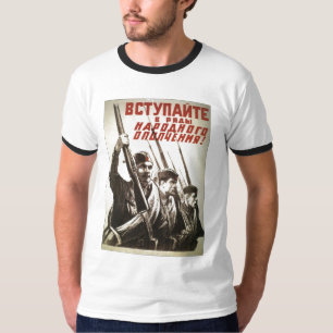 UdSSR CCCP Kalter Krieg Sowjetunion Propagandaplak T-Shirt