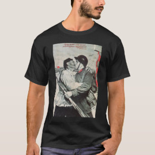 UdSSR CCCP Kalter Krieg Sowjetunion Propagandaplak T-Shirt