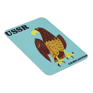 UdSSR Eagle Vintage Reiseplakat Magnet