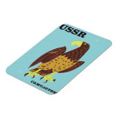 UdSSR Eagle Vintage Reiseplakat Magnet (Linke Seite)