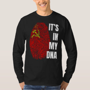 UDSSR-Flag Sowjetische Gewerkschaft Nostalgia Dna  T-Shirt