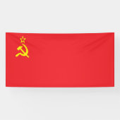 UdSSR-Flagge Banner (Horizontal)